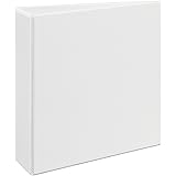 Avery Durable View Binder, 3" One Touch Rings, 670-Sheet Capacity, DuraHinge, White (09701)