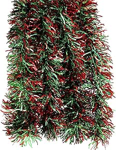 Amazon.com: Fix Find Elegant Hanging Holiday Tinsel Garland 3-inches