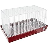 Prevue Hendryx Deluxe Hamster and Gerbil Cage, Bordeaux Red