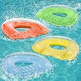 4 Pack Pool Floats Adult, PuppyuWill Minimalist Design Pool Chair Float, 52" X 38" Mood-Boosting Colors, Drifter, Chair, Hammock 3-in-1 Inflatable Pool Toys for Pool Party, Lake, River, Sea, Outdoor