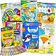 Crayola Coloring Books for Kids Learning Set Bundle - 7 Pc Animal Coloring Activity Books Learning Crayons and Stickers