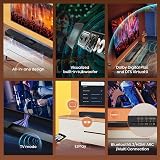 Hisense HS2000 2.1 Channel Soundbar with Visual Subwoofer 240W Dolby DTS view 4