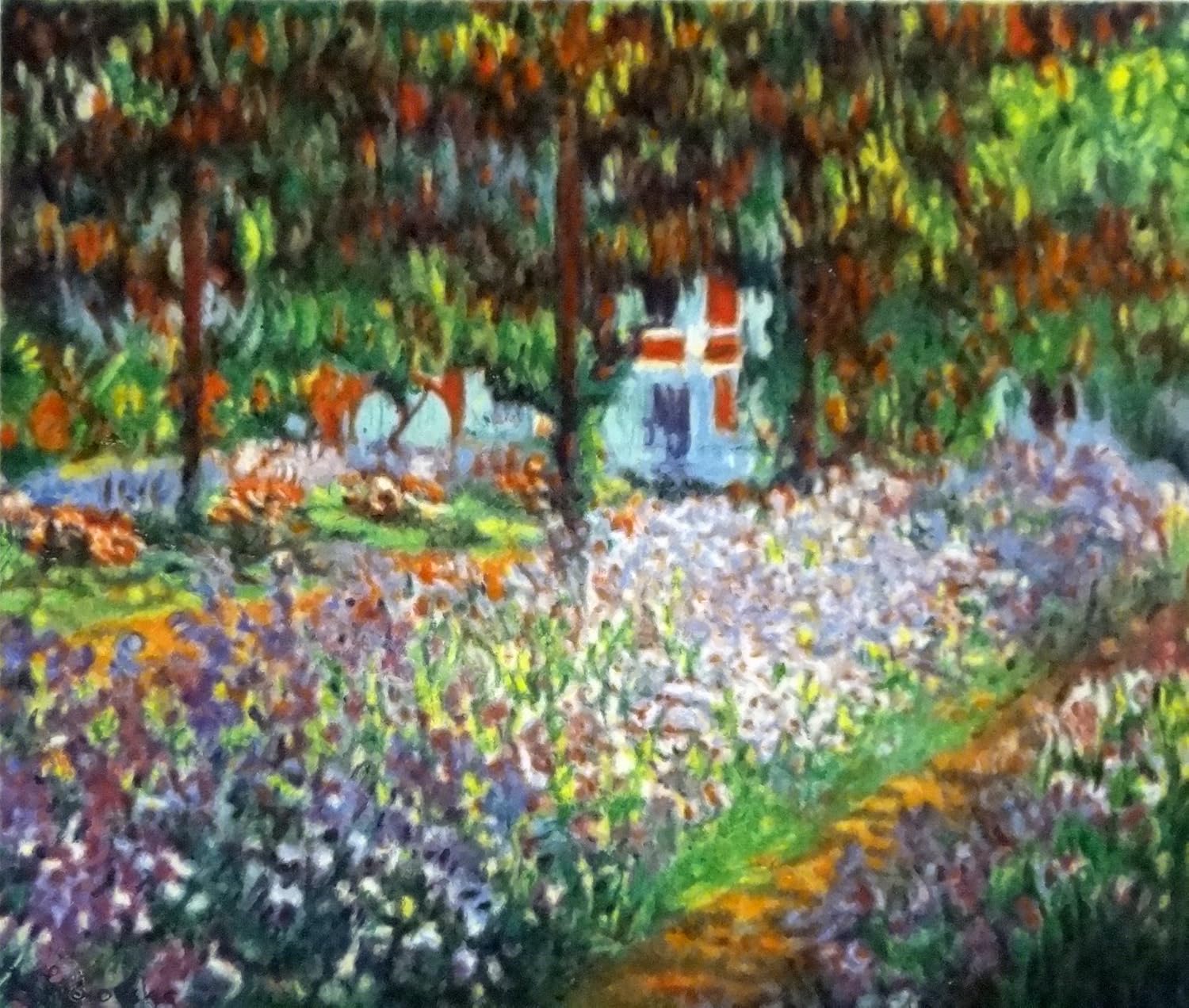 Amazon Co Jp 絵画 モネ ジヴェルニーのモネの庭 38 40cm Mone 3 ホーム キッチン