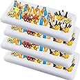 Zcaukya Inflatable Serving Bar, 4 Pack Ice Serving Buffet Salad Cooler, Salad Serving Sets