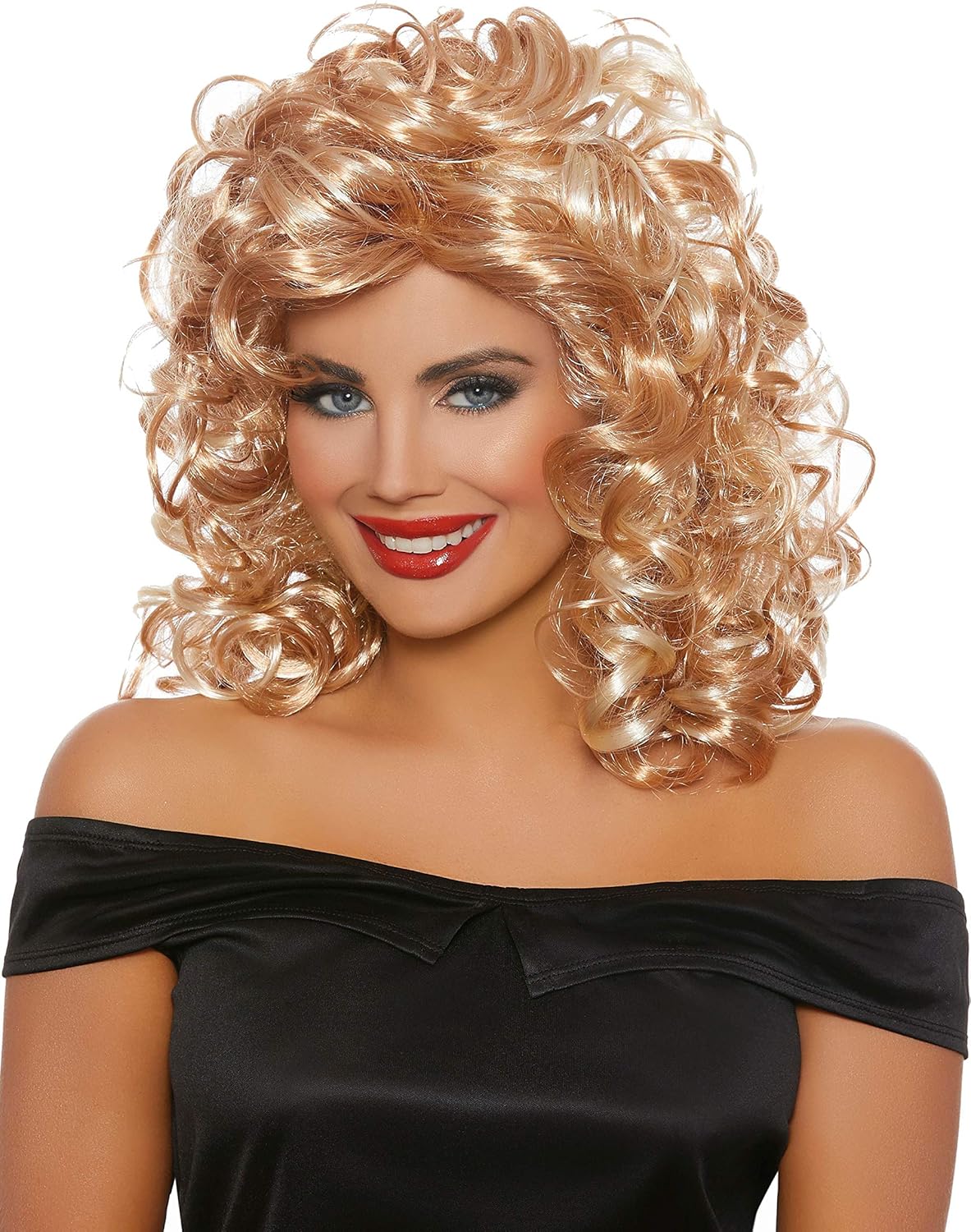 Amazon Com Dreamgirl Women S 50 S Sandy Blonde Honey Brown Mix