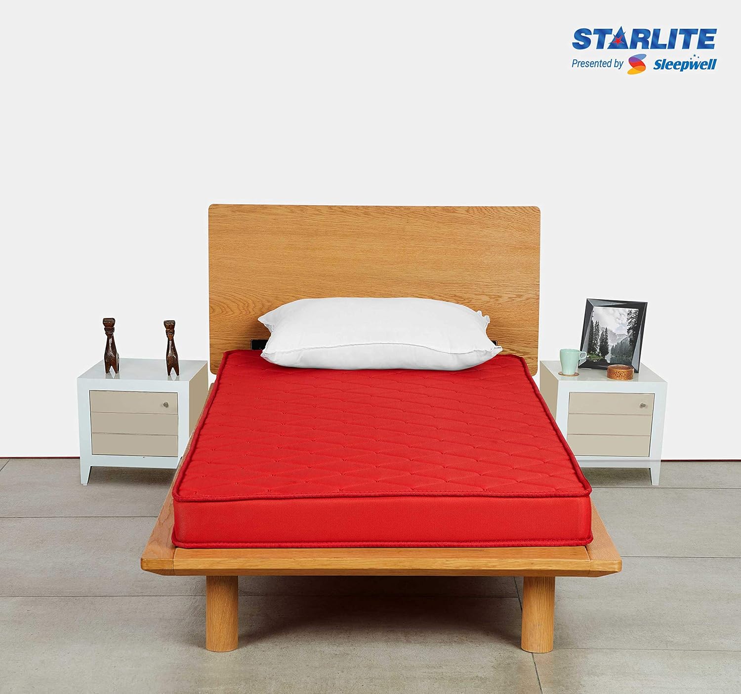 Sleepwell Starlite Mega Extra Firm Bonded Foam Mattress (72*35*4