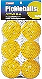 Tourna Outdoor Pickleballs (6 Pack)