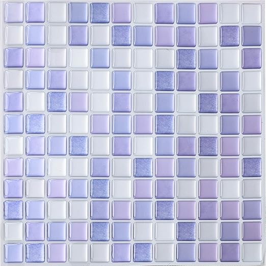 Amazon Com Yoillione 3d Mosaic Tile Sticker Removable Wallpaper