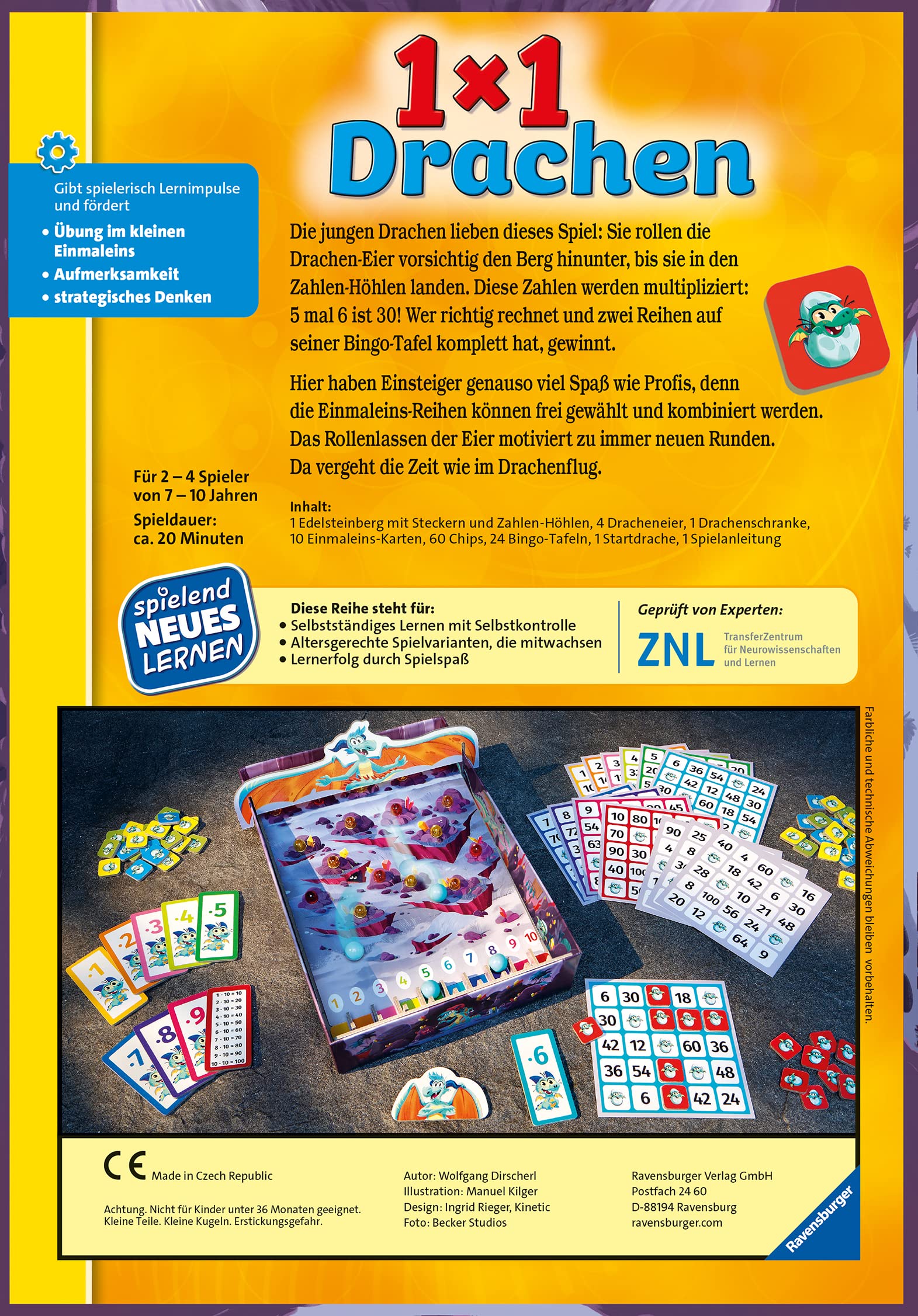 spielzeug für Mua Ravensburger 24976 - 1x1 Drachen - Lernspiel für Kinder