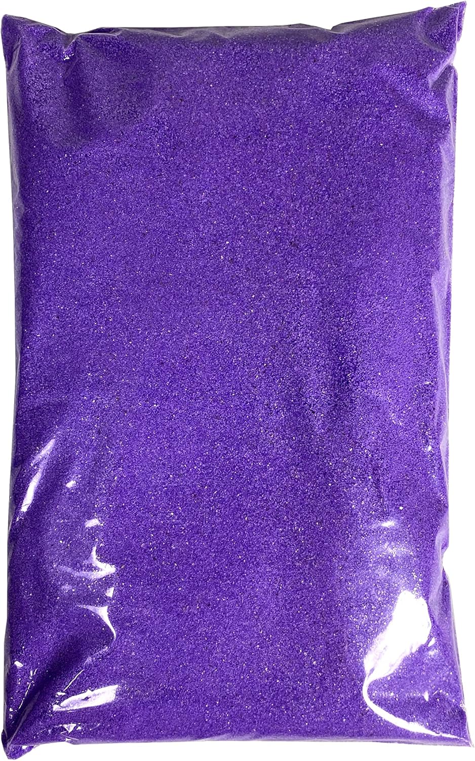 Vase Fillers - CalCastle Color Sand 2.2 LBS Bulk Pack 18 Colors for Weddings, Vase Filler, Home Decor, Craft Sand (Purple)