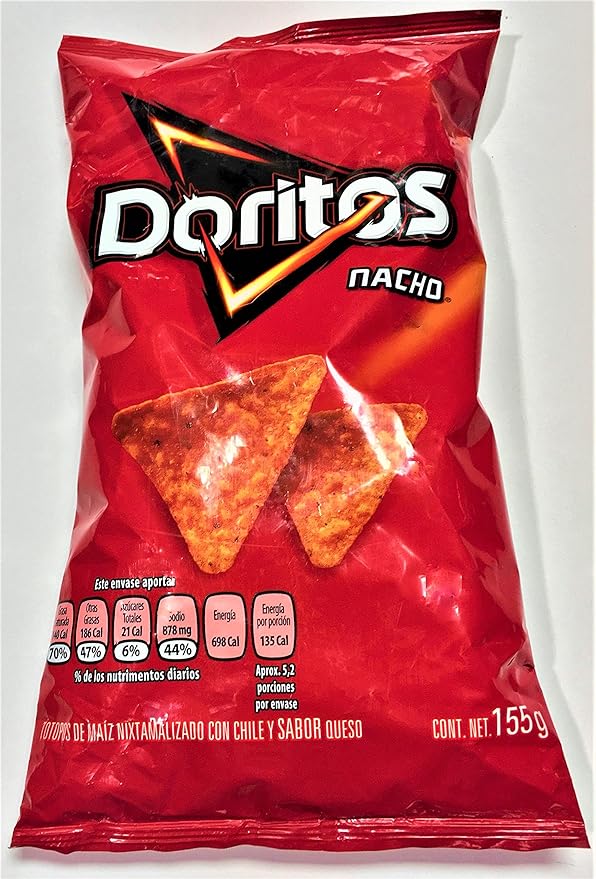 Amazon Com Sabritas Botanas Mexicanas Dorito Nacho Big Grocery Gourmet Food