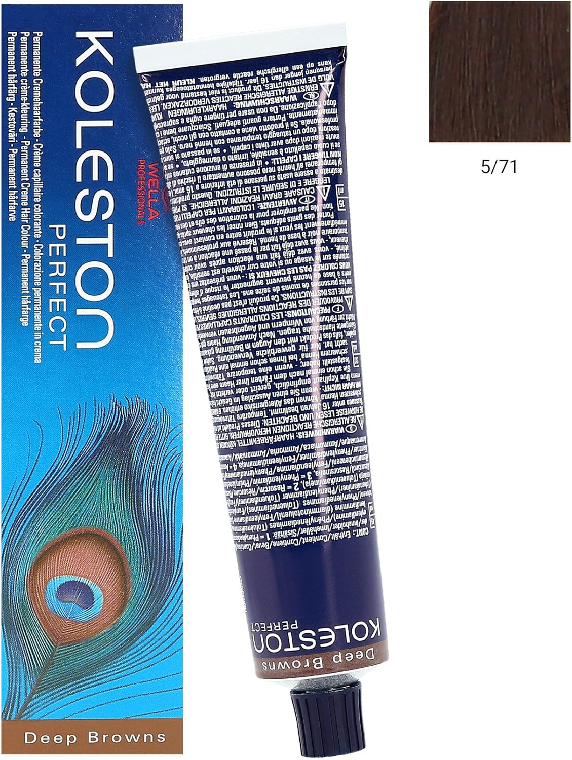 Wella Koleston 5/71 Hair Colour / Tint 60ml Tubes Amazon.co.uk Beauty