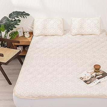 Amazon Amazonブランド Umi ウミ 敷きパッド シングル ひんやり 洗える オールシーズン ベッドパッド 接触冷感 寝汗吸収 マットレスパッド 涼感 肌触りよい ベッドパッド 敷きパッド オンライン通販