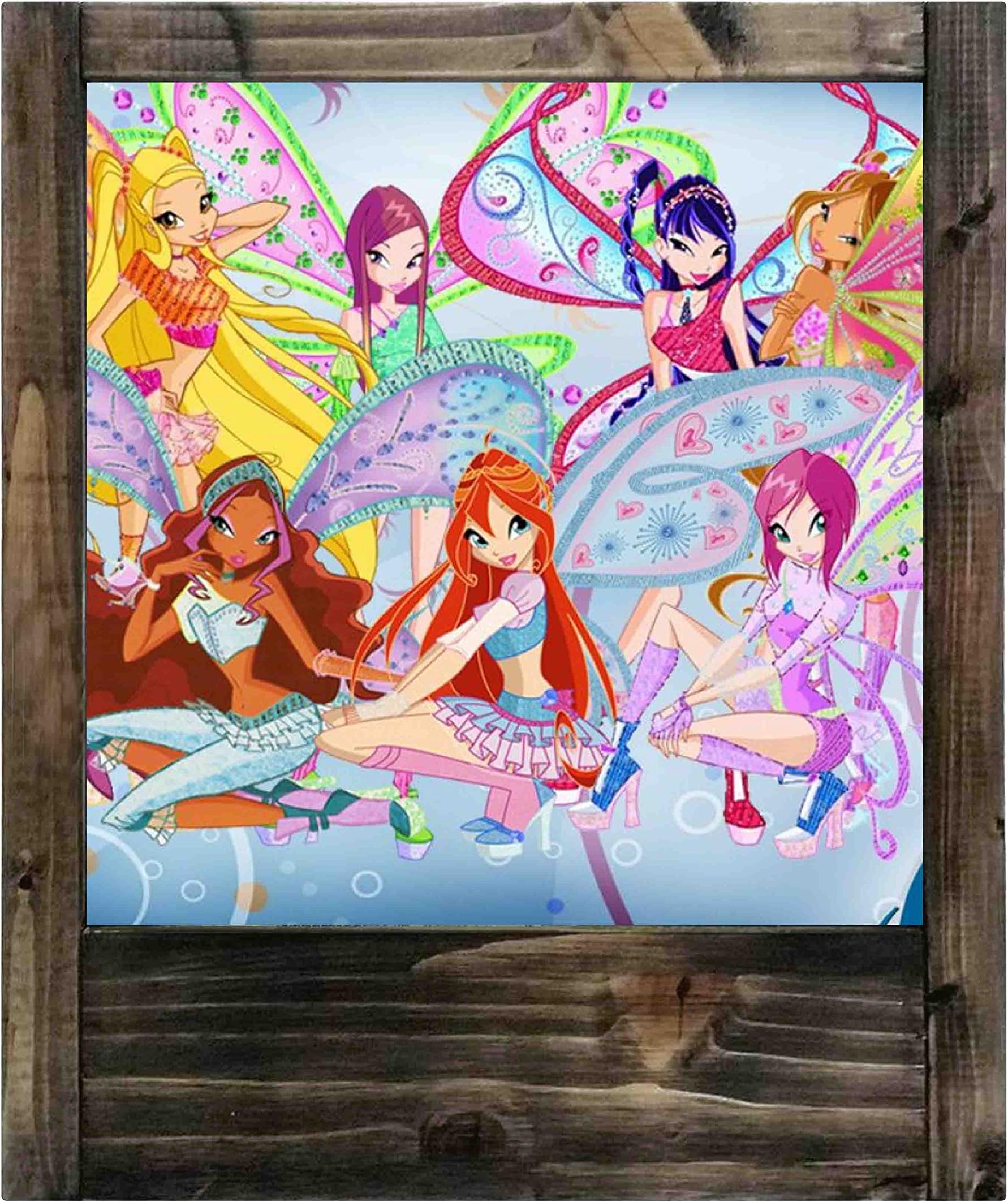Wooden lamp Winx [Energy Class A++]