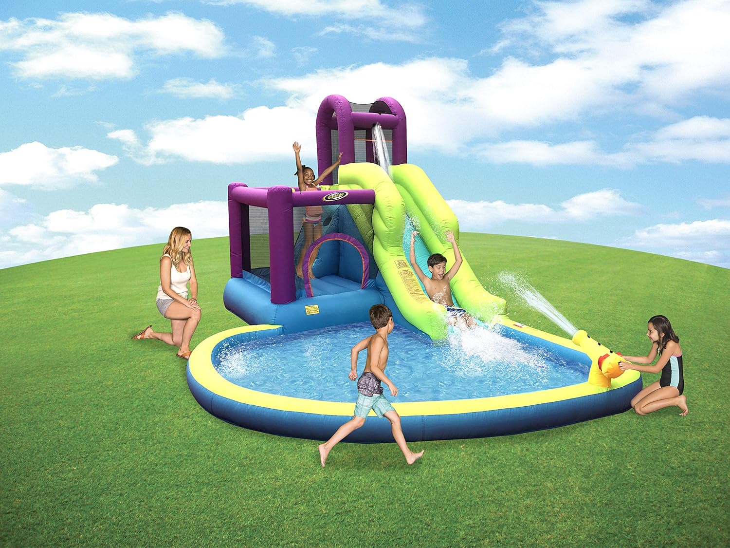 magic time inflatable water slide