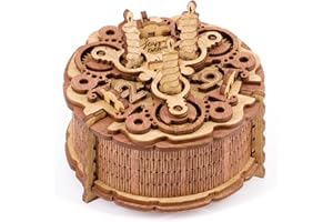 iDventure Birthday Cake Puzzle Box – 3D Gift Box for Adults – Money Holder Puzzle Game – Escape Room Brain Teaser for Men & Women