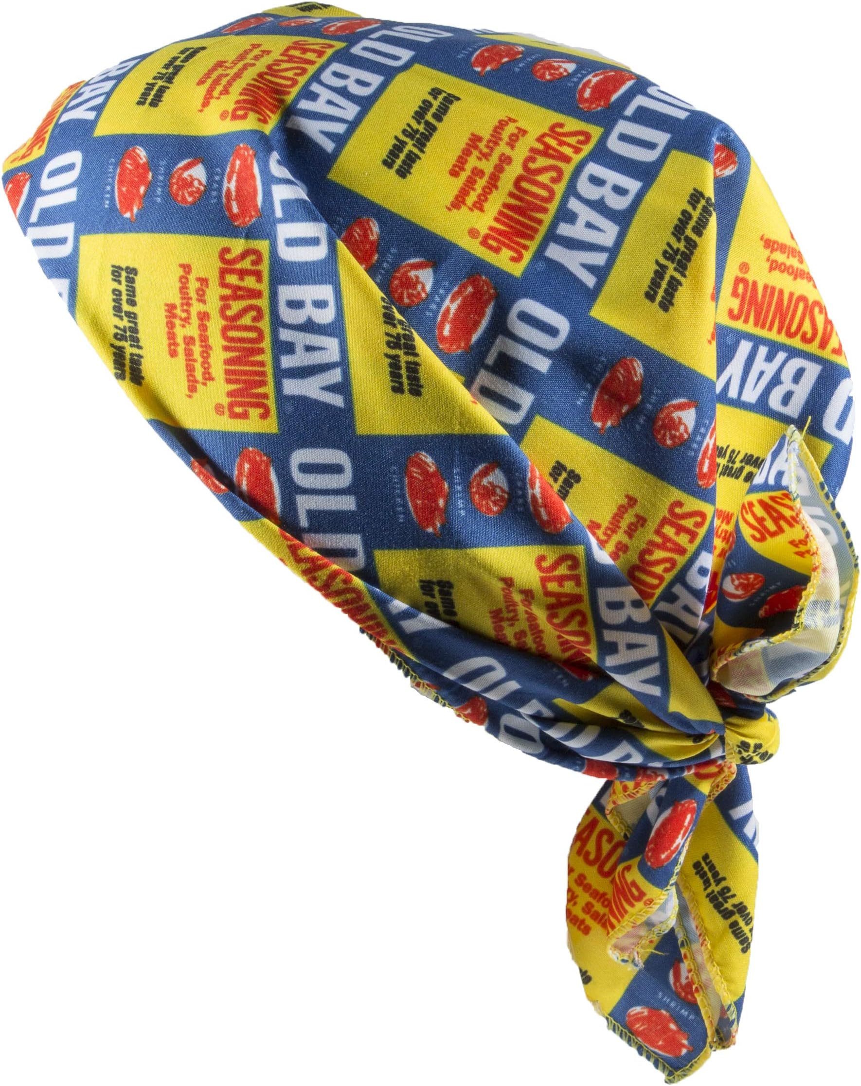 Old Bay Seafood Seasoning Licensed Old Bay Can Pattern Polyester Bandana