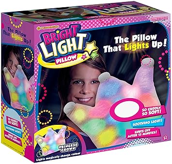 Bright Light Pillow Blp Pricro Pink Princess Crown Amazon Co Uk
