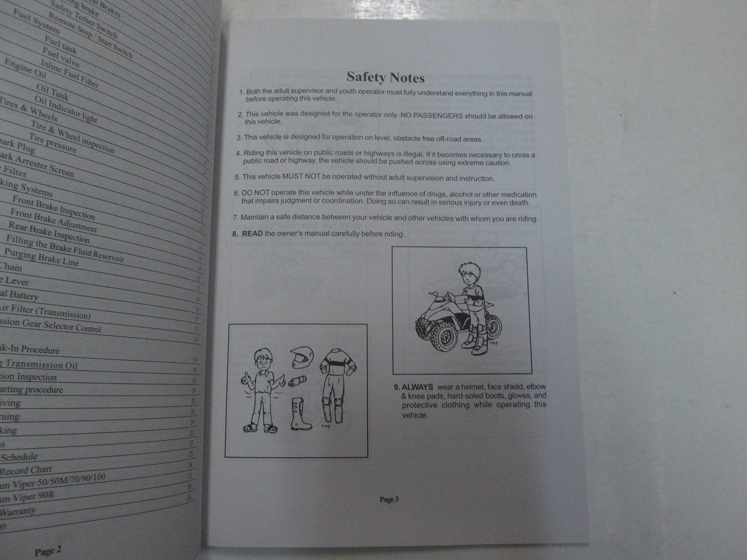 2005 E-Ton Viper 50 50M 70 90 90R 100 Owners Manual FACTORY OEM DEALERSHIP  ***: E-TON: Amazon.com: Books