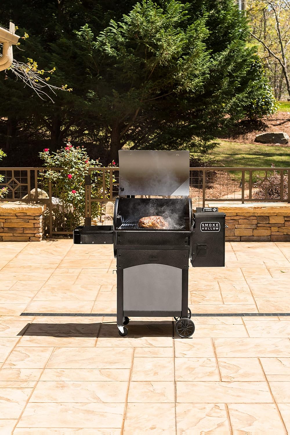 Amazon Com Masterbuilt Sh19261019 Smoke Hollow Wg1000s 30 Pellet Grill Garden Outdoor