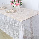 Lace-Tablecloth-Rectangular 60x120-Inch Vintage Table Cloth Rectangle Lace Tablecloth Wedding Kitchen Dining Coffee Table Cov