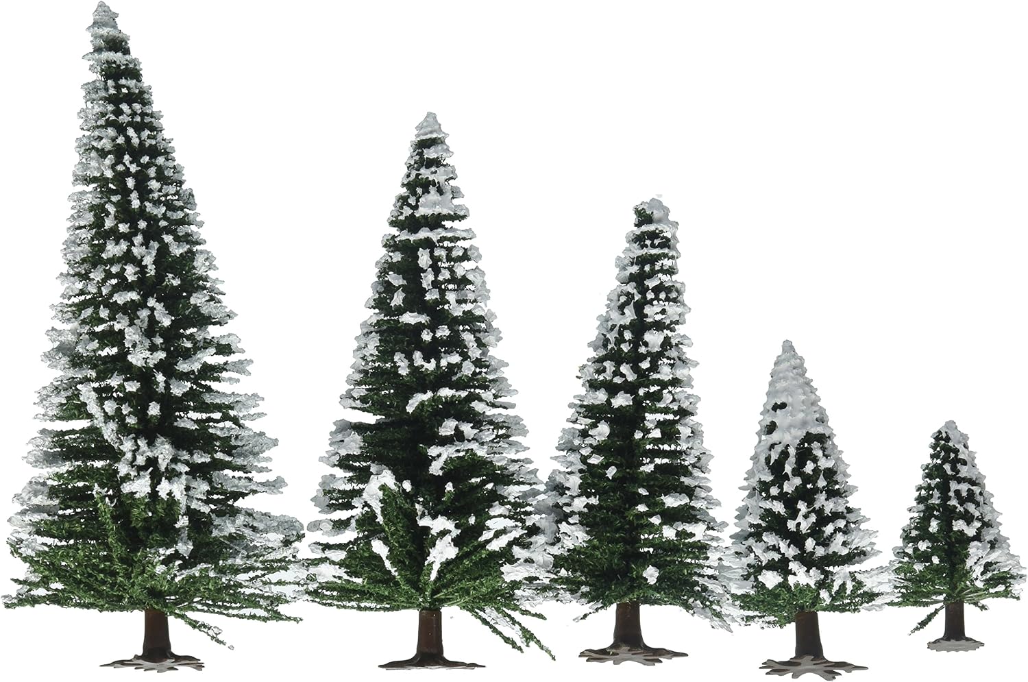 Noch 26928 Snow Fir Trees, 10-Piece, Green