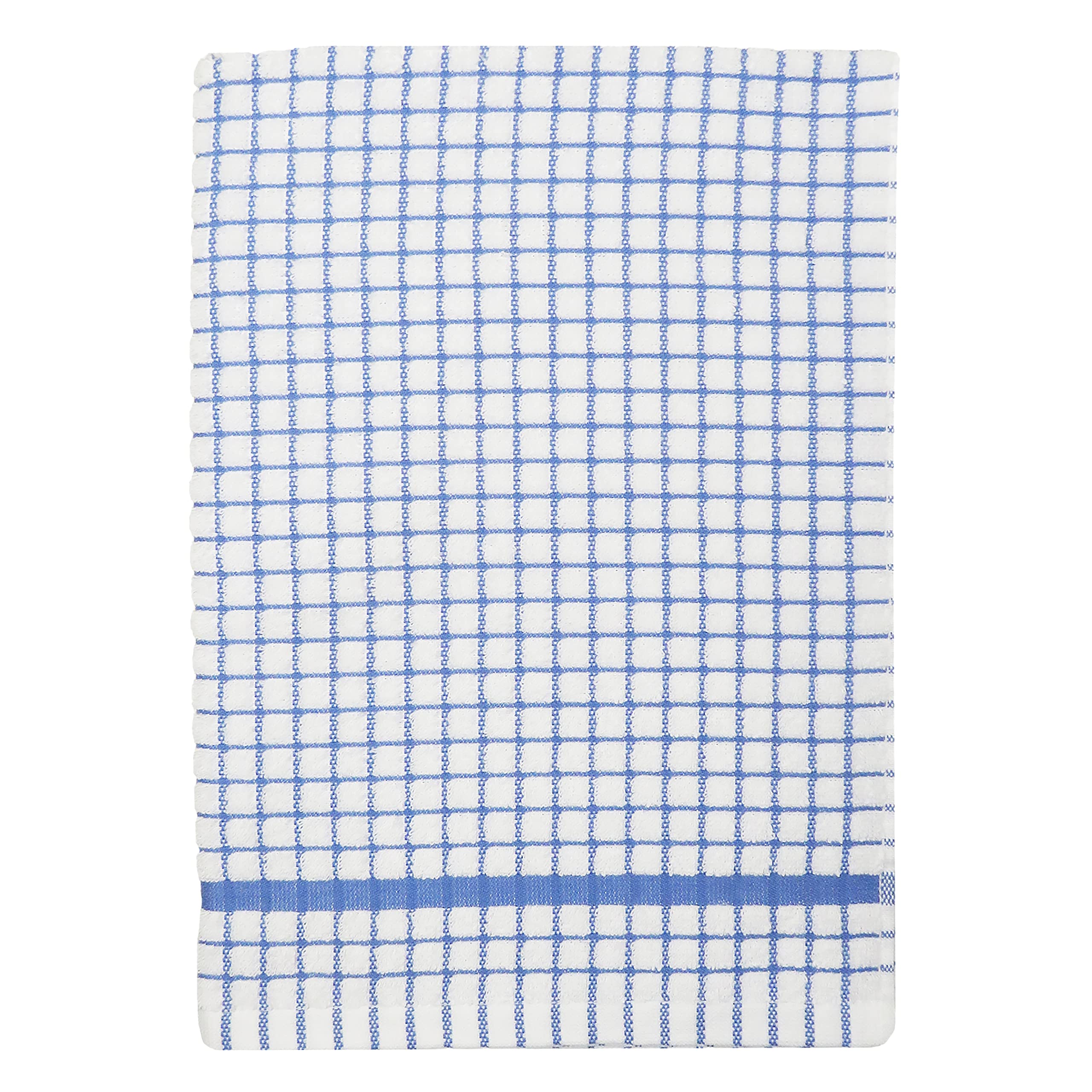 Samuel Lamont & Sons Poli-Dri Tea Towel Cornflower Blue, Size 50cm x 70cm, 100% Cotton Terry Towelling , Ultra-Absorbent & Super Soft Kitchen Towel , Machine Washable, Blue, One Size