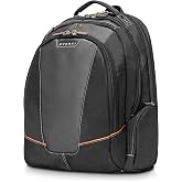 EVERKI Flight Business Backpack with Laptop Compartment, Black - 28.5L | 5-point balance strap, file divider, water-repellent exterior, spacious organization, fits laptops up to 16 inches