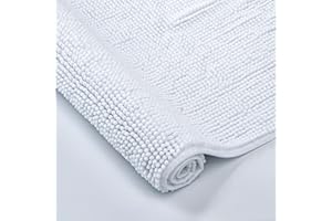 Home Beyond & HB design - Chenille Bath Rug Mat - Super Soft Non-Slip Absorbent Quick Dry Machine Washable Bathroom Mat,24x35