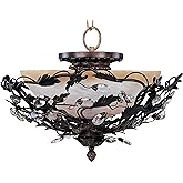 Maxim Elegante - 3 Light Semi-Flush Mount-Oil Rubbed Bronze Finish