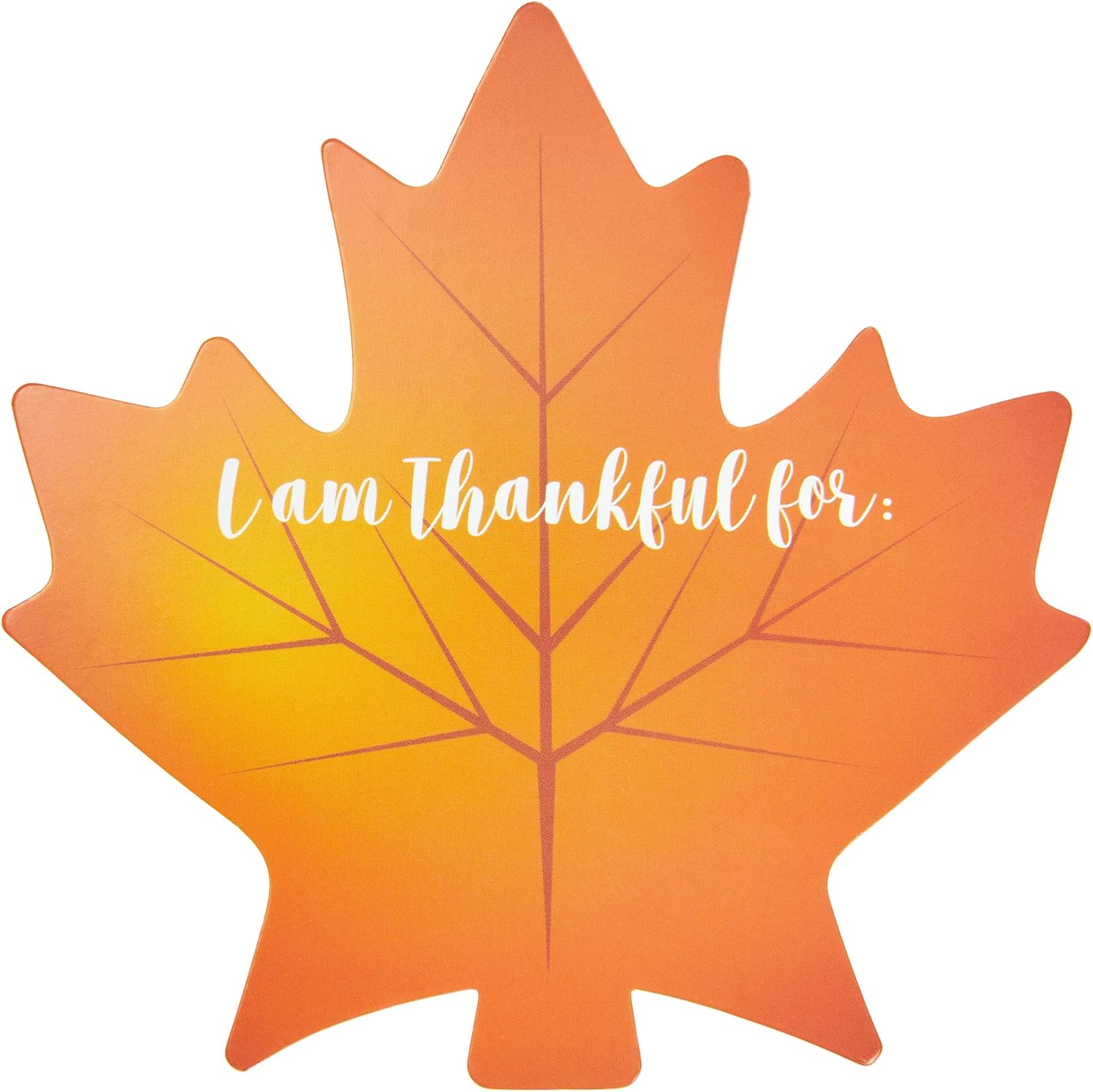 Thanksgiving Table Place Cards, Maple Leaf Cutouts (50 Count): Home & Kitchen
