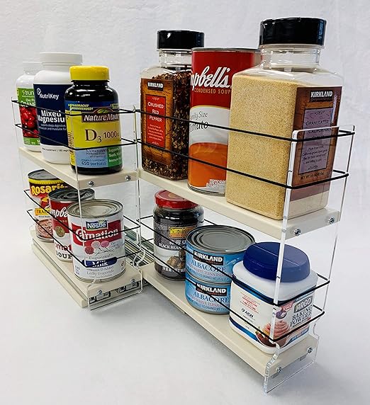 Amazon Com Vertical Spice 33x2x11 Dc Spice Organizer Two
