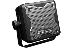 Uniden (BC15) Bearcat 15-Watt External Communications Speaker. Durable Rugged Design, Perfect for Amplifying Uniden Scanners, CB Radios, and Other Communications Receivers, Black