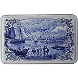 Hellema - Speculaas Spiced Gourmet Cookies in Delft Tin (Dutch) (14 Oz.)