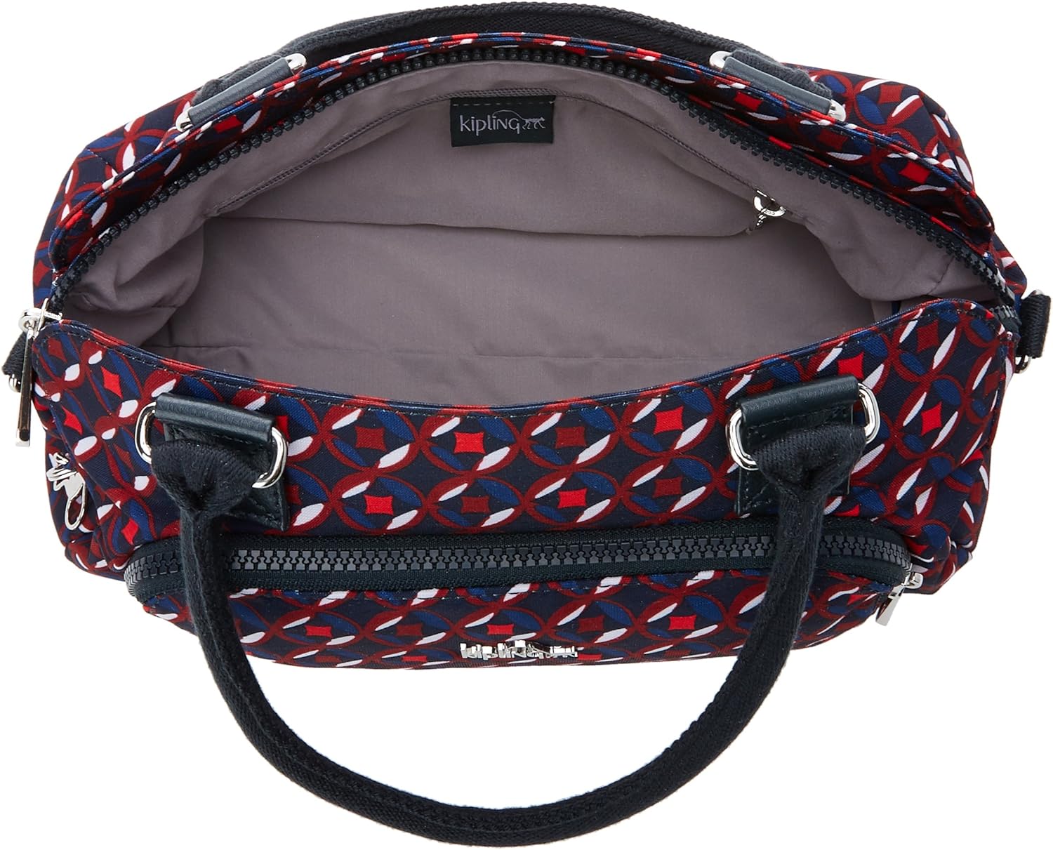 Kipling Emmalee S BPC - Borsa a tracolla, 45 cm, rosa (Rose (Dots Shell Pink_Q29)), 45 cm