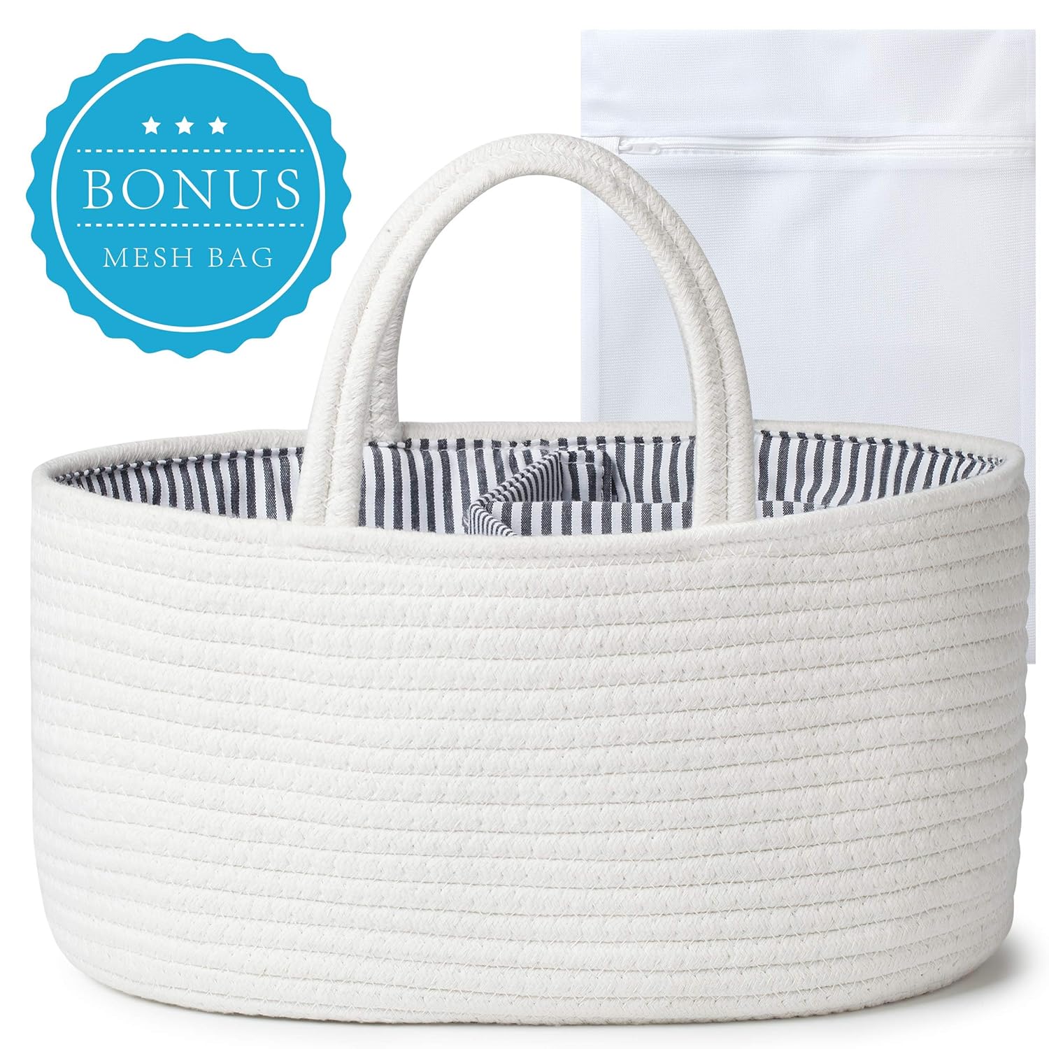 Best white changing table basket organizer
