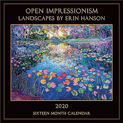 Erin Hanson Calendrier Mural 2020 Motif Paysage Impressionniste Contemporain Amazon Fr Fournitures De Bureau