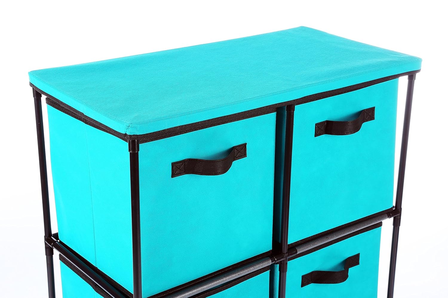 Home-Like 4-Schubladen-Aufbewahrungsbox Organizer-Einheit Stoff-Schrank