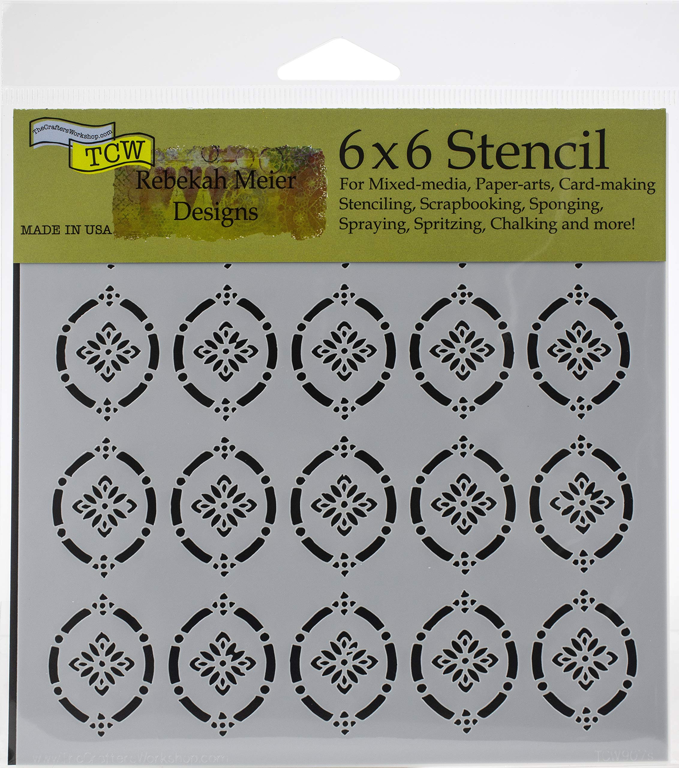 The Crafters Workshop TEMPLATES 6"X6" Pointelle, One Size