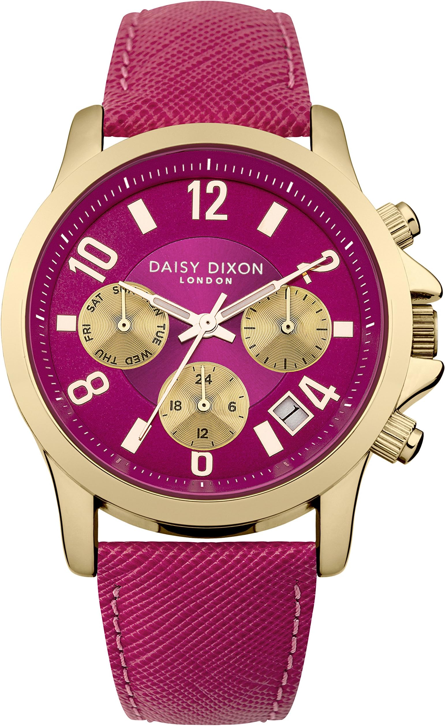 Women's Analogue Quartz Watch with Leather Strap DD002PG