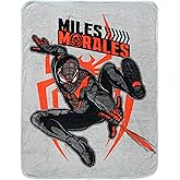 Northwest Marvel Miles Morales Spiderman Micro Raschel Throw Blanket 48" x 60"