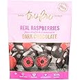 Tru Fru Indulge On The Go Real Raspberries Hyper-Dried Fresh Covered in Dark Chocolate, 4.2 Ounces (Pack Of 6)