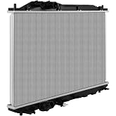 SCITOO Full Aluminum Radiator Replacement for Honda Civic Sedan 1.8L | Fits for Acura CSX 2.0L &amp; Honda Civic 1.8/2.0L 2006 2007 2008 2009 2010 2011, 2922 Plastic Radiator, Aluminum Core