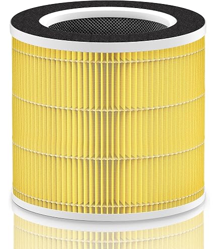 Vhbw 2x Luftfilter Für Renpho RP-AP088B Luftreiniger – 4-fach Kombifilter HEPA 13 + Aktivkohle + Vorfilter, 18,6 Cm Durchmesser