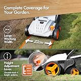 VonHaus 1500W Lawn Scarifier & Aerator 32cm 30L 10m Cable 4 depths view 3