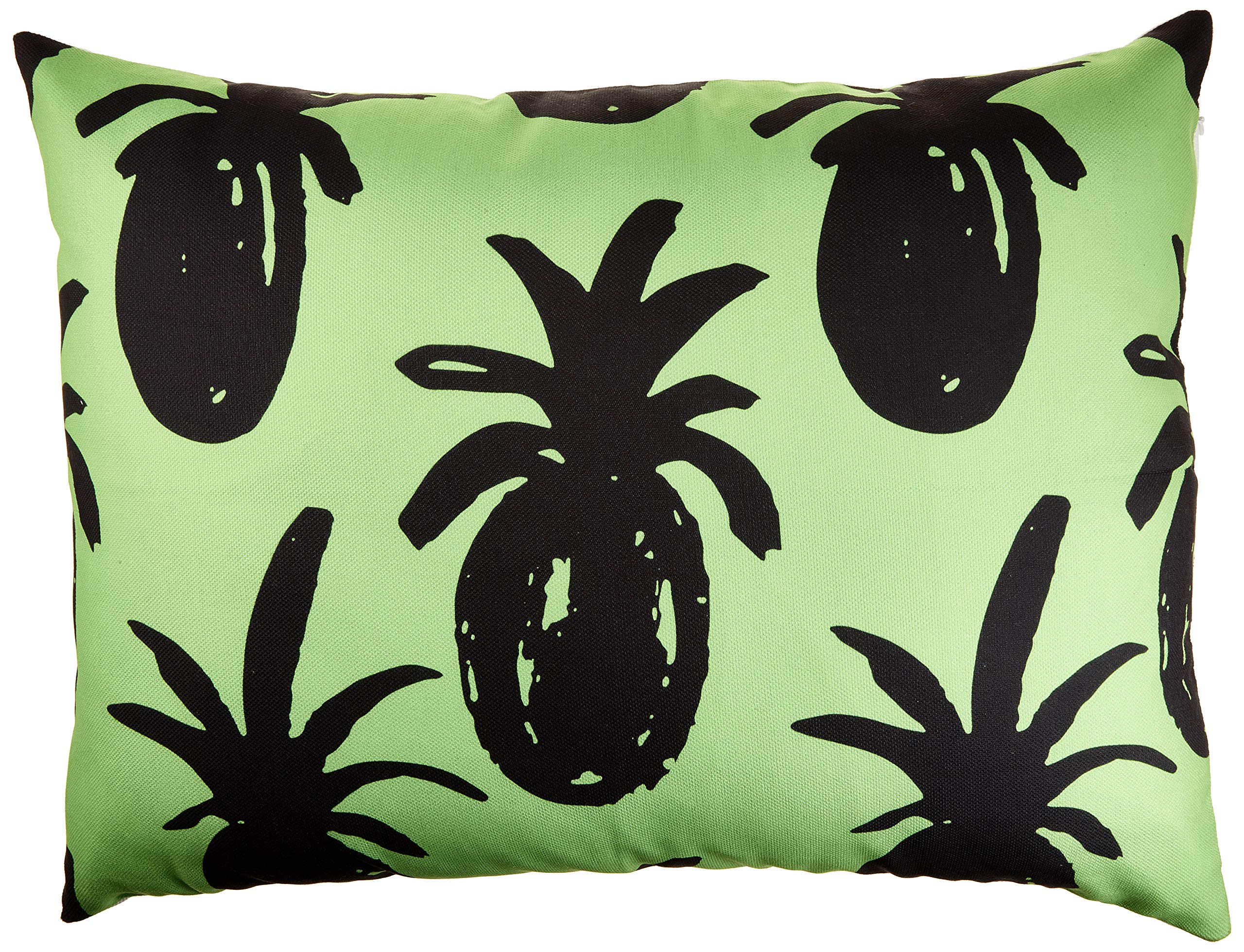 BonaMaison Decorative Cushion Cover, Neon Green Fume Throw Pillow Covers, Home Decorative Pillowcases for Livingroom, Sofa, Bedroom, Size: 45X60 Cm - Designed and Manufactured in Turkey