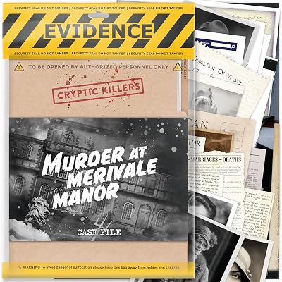 Cryptic Killers Unsolved Murder Game Cold Case Files Merivale Manor