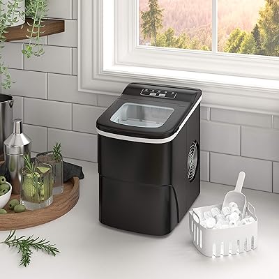 Cloud Mountain Countertop Portable Ice Maker 26 lbs in 24 hrs