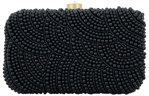 Tooba Handicraft Party Wear Hand Embroidered Box Clutch Bag Purse For Bridal, Casual, Party, Wedding