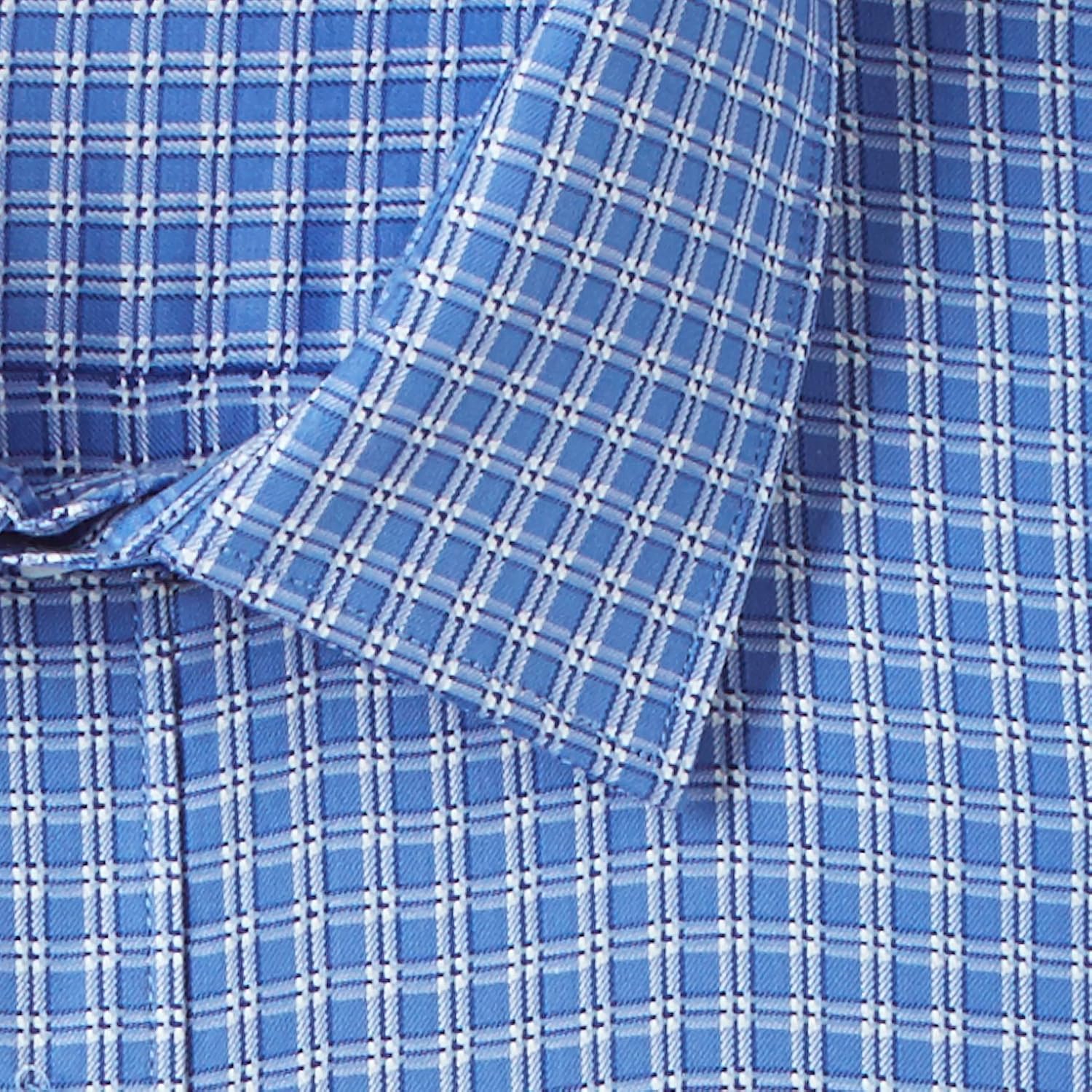 symbol amazon brand men's checkered regular fit cotton shirt